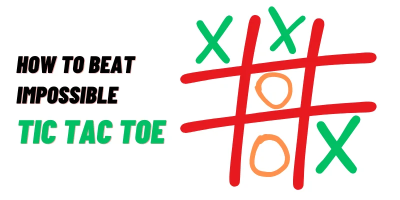 How to beat Impossible Tic Tac Toe Google