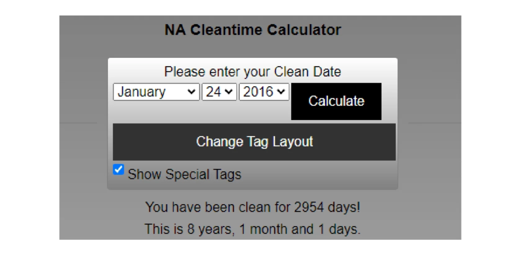 NA clean time calculator
