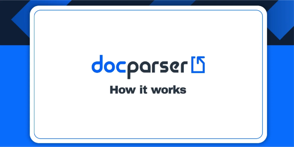 How Docparser OCR works