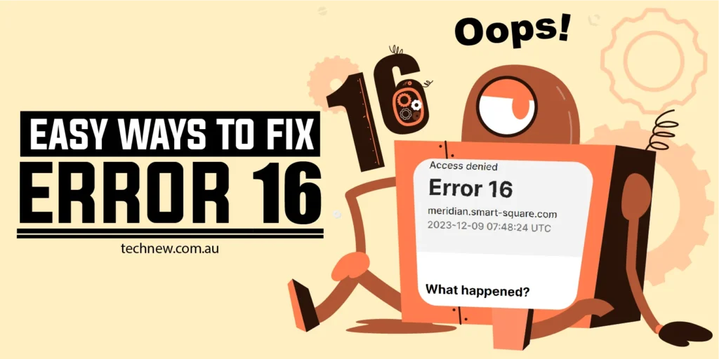 How to Fix Error 16