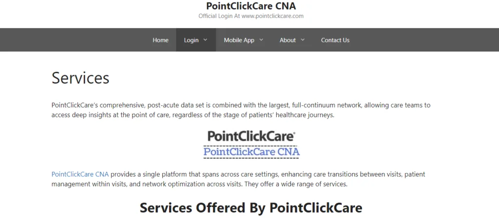 What's the Role of Point Click Care CNA in Care Delivery? 2 Screenshot 1506