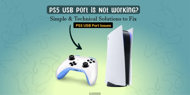 Quick ways to fix the PS5 USB Port Not Working