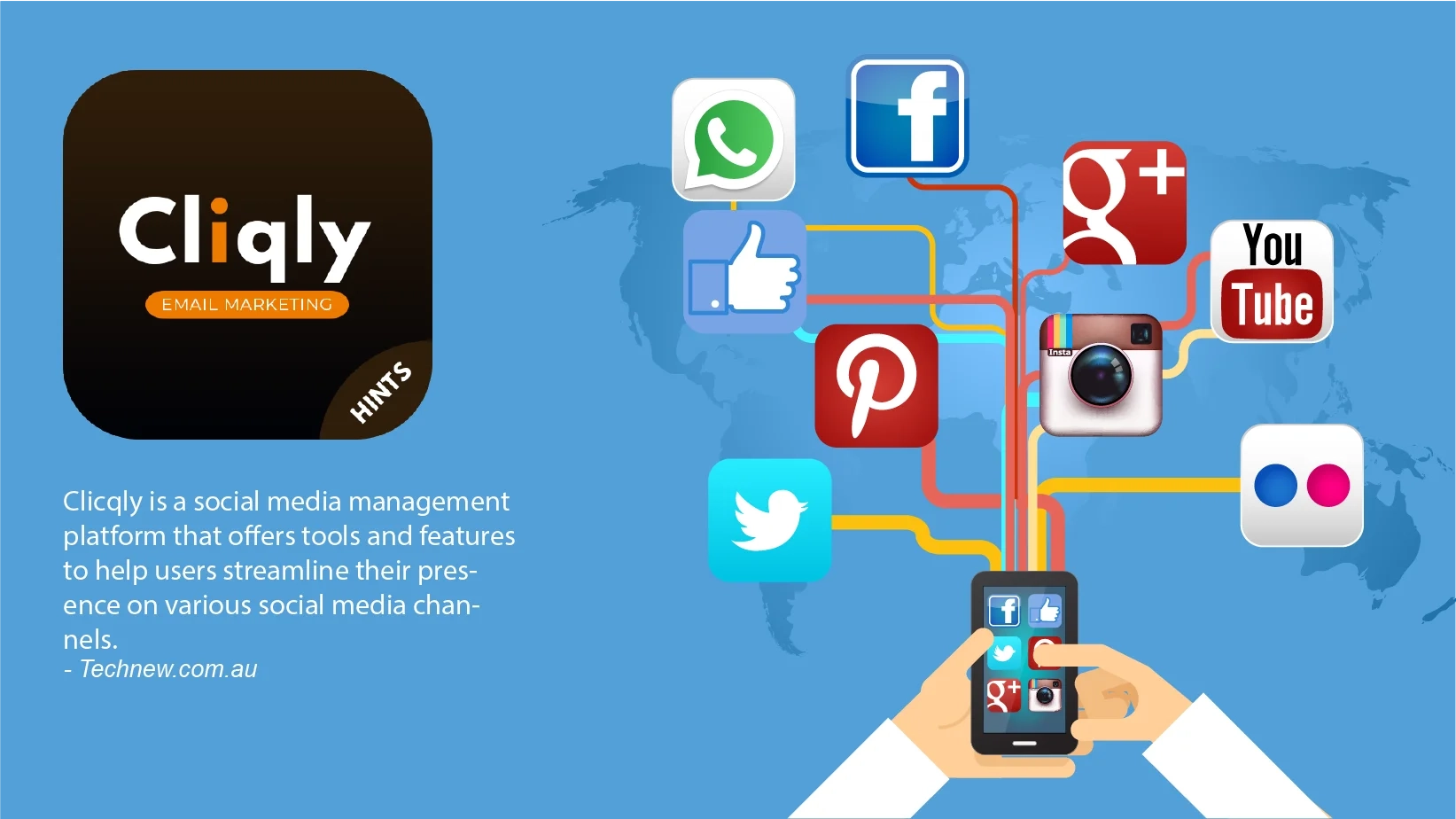 Cliqly social media platform