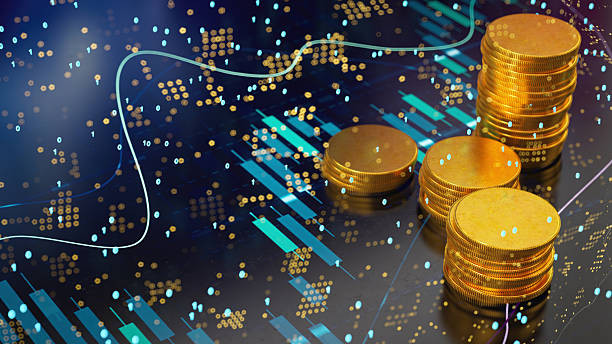 Cryptocurrency Investment With Digital Chart