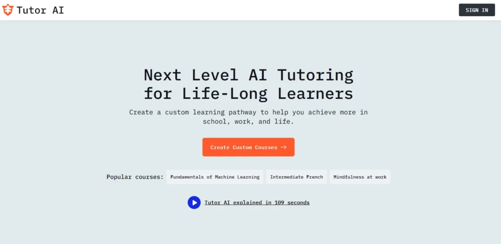 tutor ai