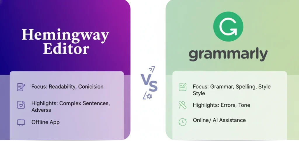 hemingway editor vs grammarly