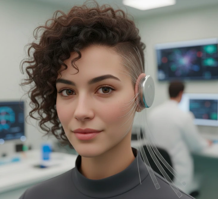 Can Neuralink Really Let Humans Control Technology With Their Brain in 2025? 2 Illustration of a brain implant being positioned on the skull to enable brain-computer interface control