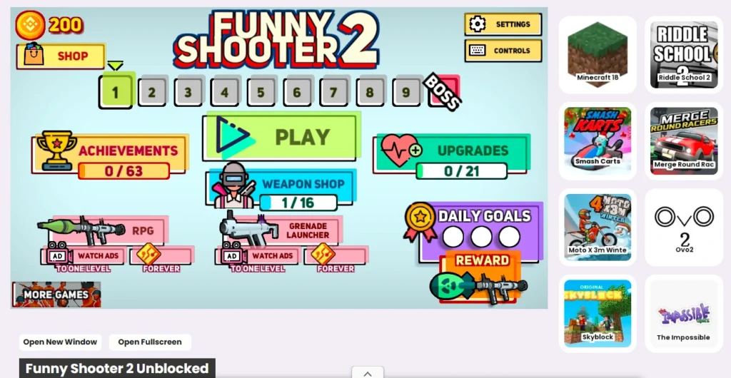 funny shooter game classroom 80x