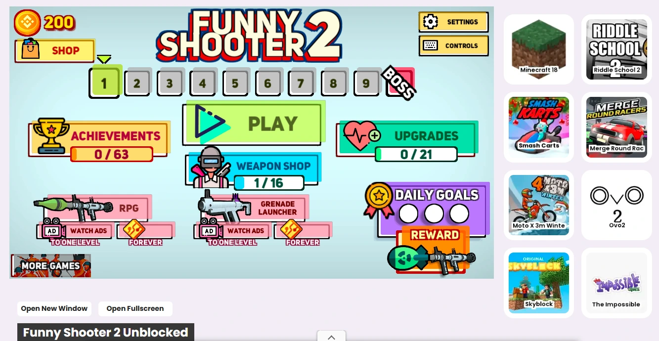 funny shooter game classroom 80x