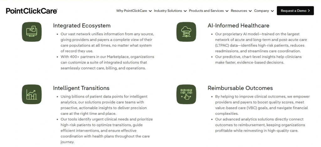 Is PointClickcare a Reliable Cloud-Based EHR Software? Complete Review 2025 2 Key features of pointclickcare