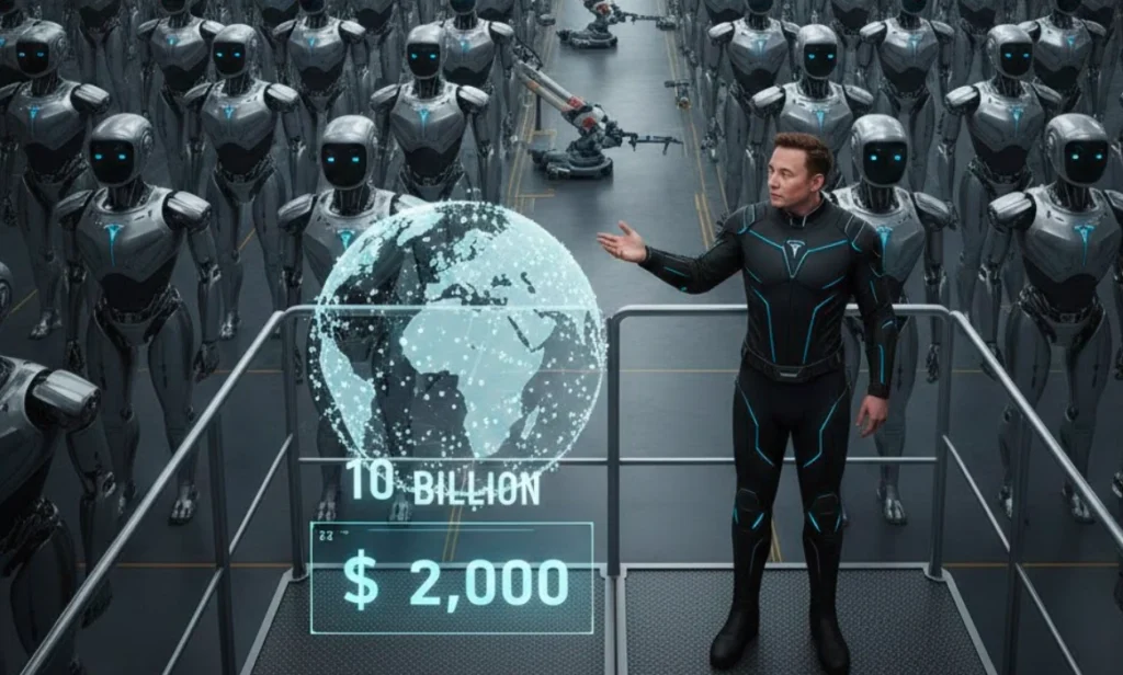 Elon Musk Predicts 10 Billion Humanoid Robots by 2040 at 20,000 Each (1)
