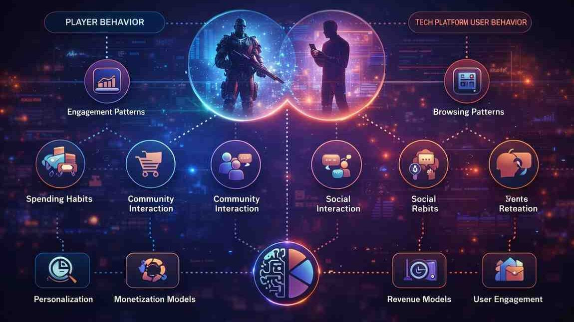 From Gameplay Data to Business Insights: What Online Games Teach Us About Digital Platforms 2 Player behavior vs tech platform behavior