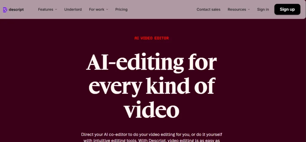 Practical AI Tools in 2026: Evidence-Based Review of 10 Platforms Used for Real Work 9 descript ai
