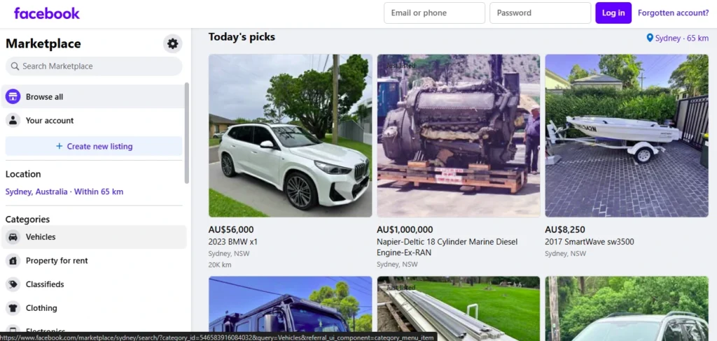 facebook marketplace