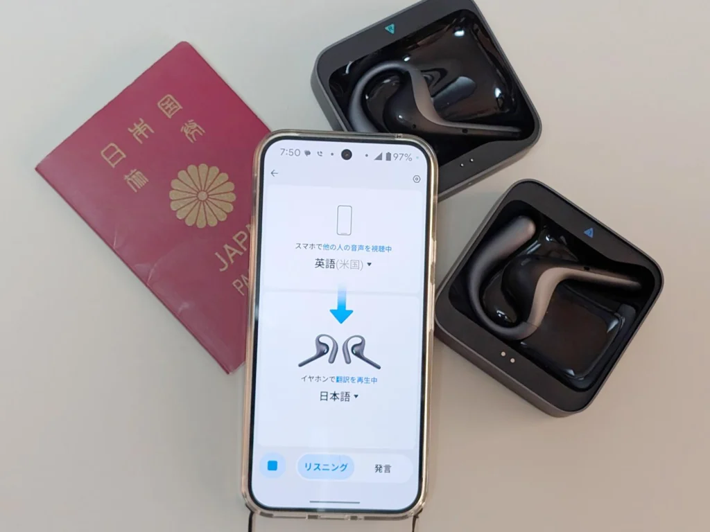 How do the AI translation earbuds work: A Breakdown of AI-Powered Speech Translation 14 ai buds on desk
