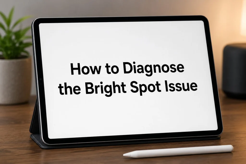 iPad Bright Spot Issue Explained: Causes, Common Errors, Real User Complaints & Proven Fixes (Complete Technical Guide 2026) 3 bright spot issue